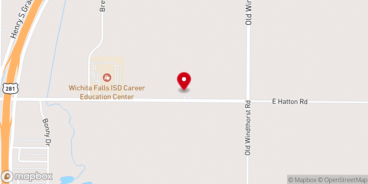 Map showing location of Wichita Falls Faith Mission | Faith Refuge