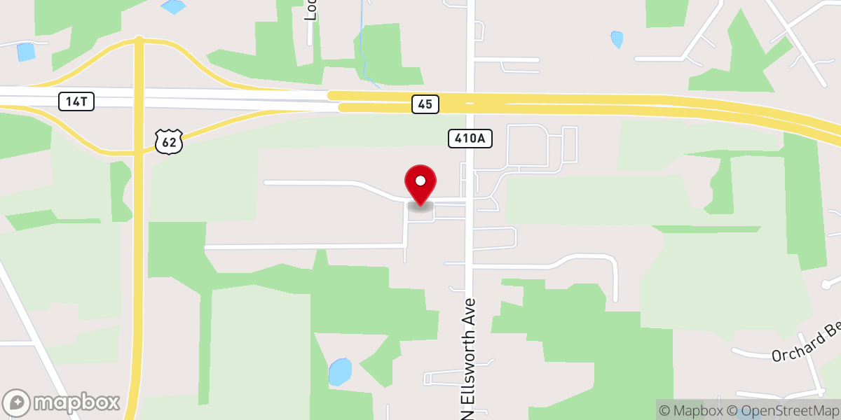 Map showing location of The Brightside Project