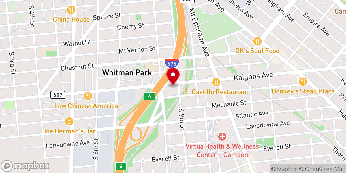 Map showing location of Stanley's Memorial Chapel