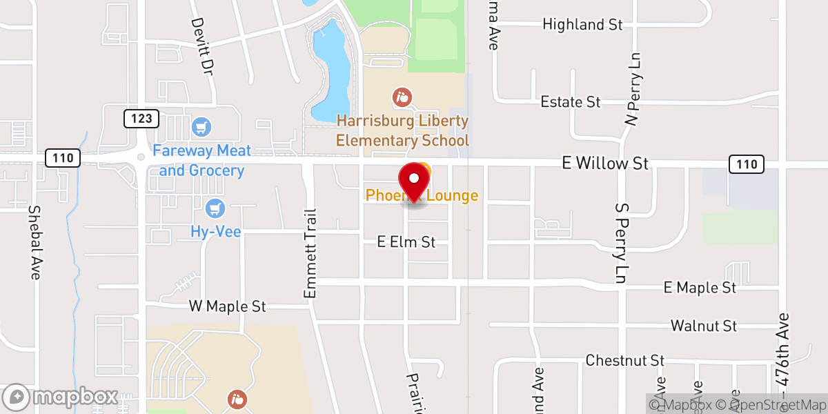 Map showing location of SDG Harrisburg
