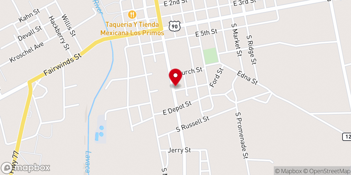 Map showing location of St Elizabeth Memorial Church & Home