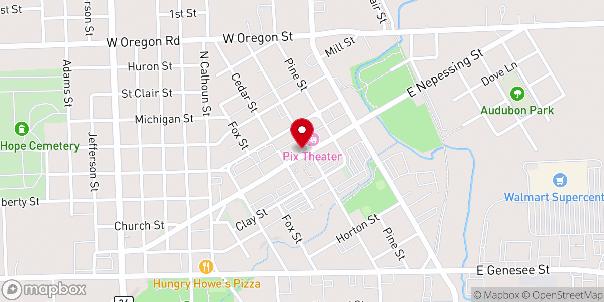 Map showing location of St. Matthew's Anglican Church