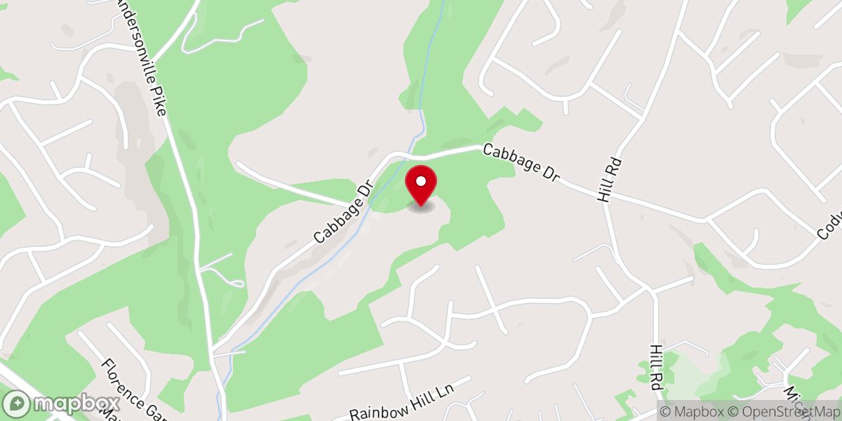 Map showing location of Crossroads Apostolic Church