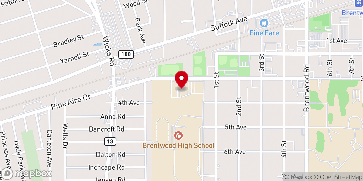 Map showing location of Primera Iglesia Presbyterian