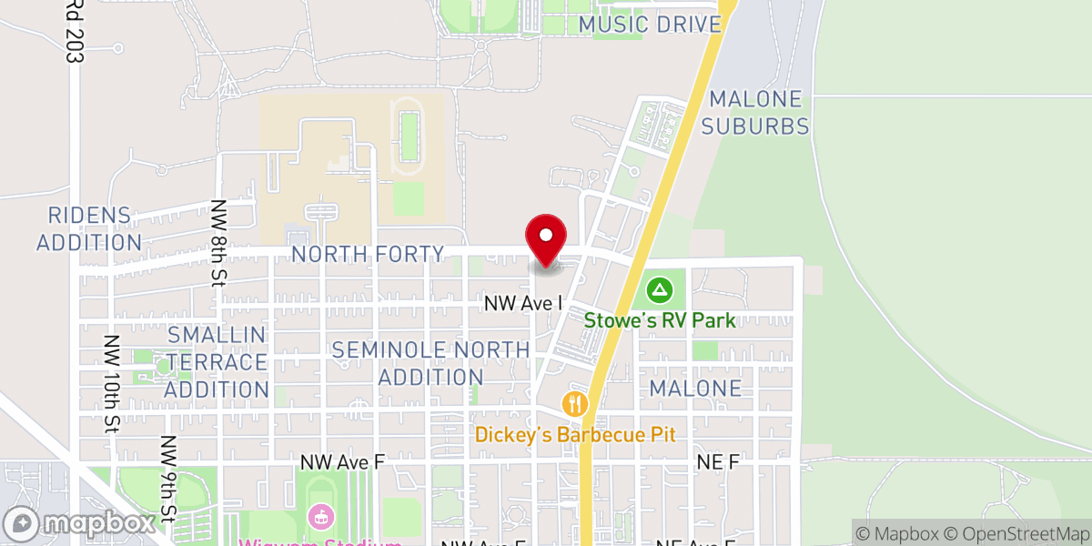 Map showing location of Chapel at Church of Jesus Christ of Latter-Day Saints