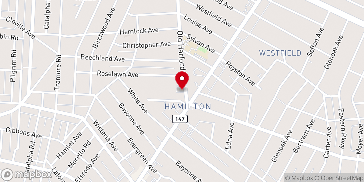 Map showing location of Deeper Life Bible Church