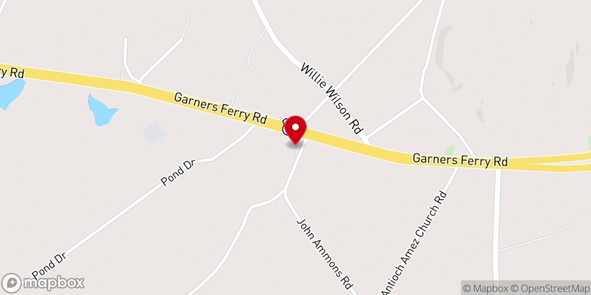 Map showing location of Church of God & True Holiness