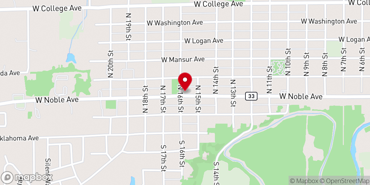 Map showing location of Guthrie Seventh-day Adventist Church