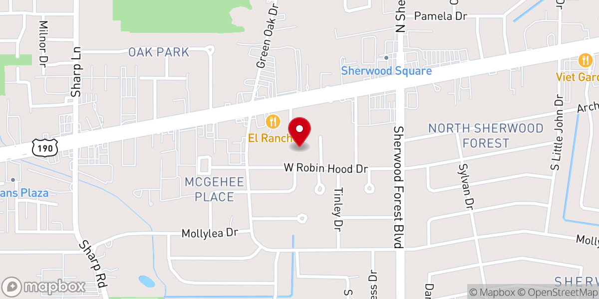 Map showing location of Inner Parish Security Corporation