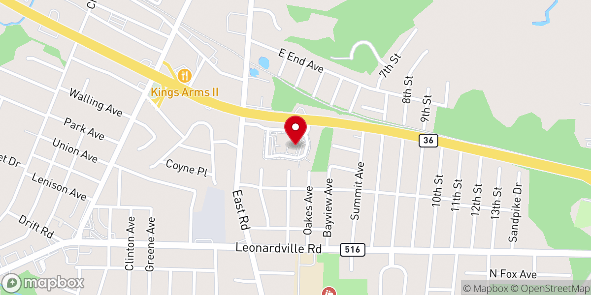 Map showing location of Beacon Place