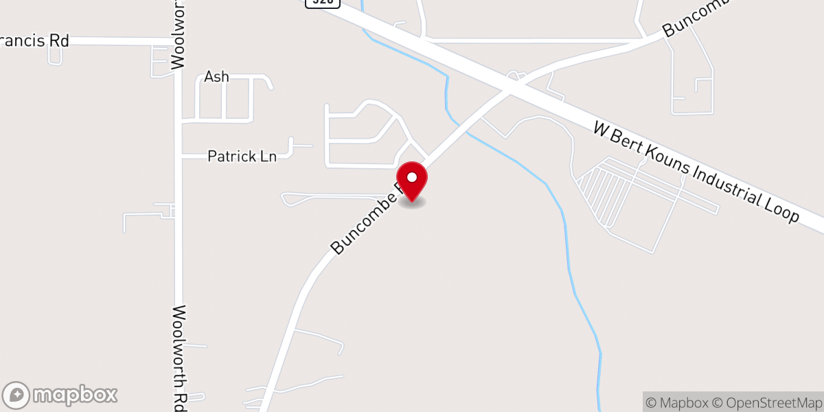 Map showing location of Kingdom United Church