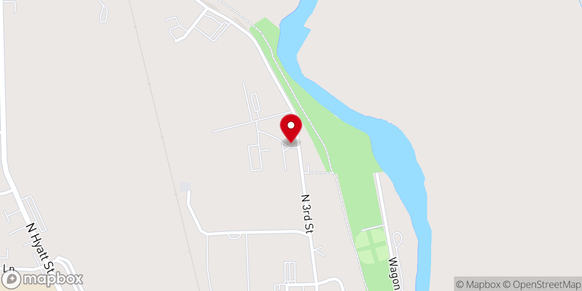 Map showing location of Tipp Center
