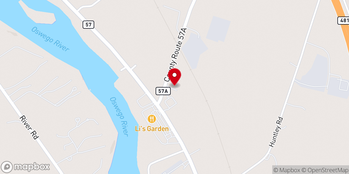 Map showing location of First Baptist Church
