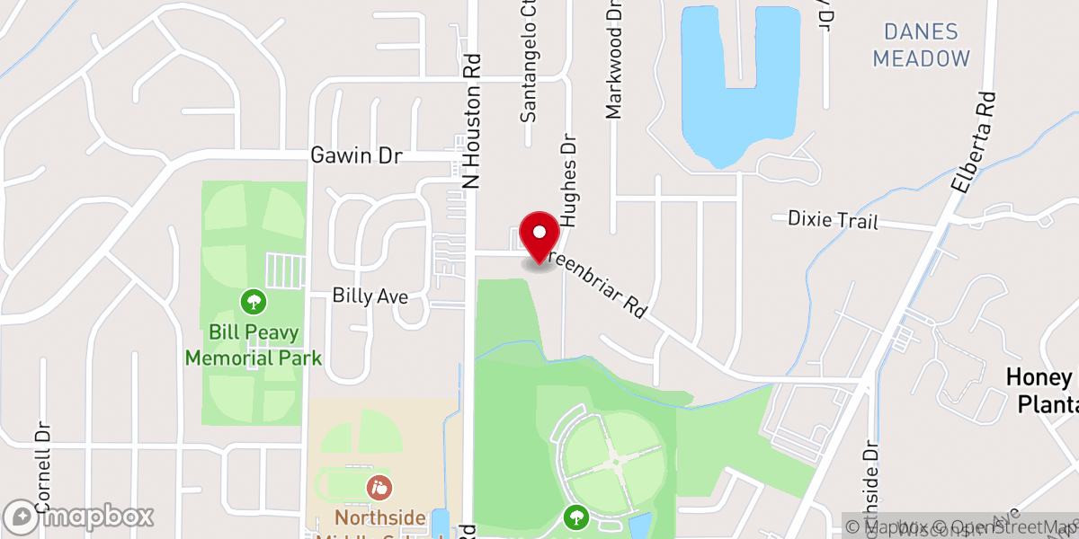 Map showing location of Fountain of Praise