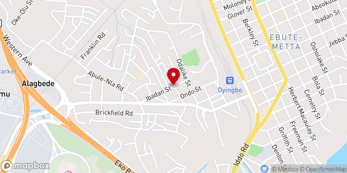 Map showing location of Methodist Church Nigeria National Women's Fellowship