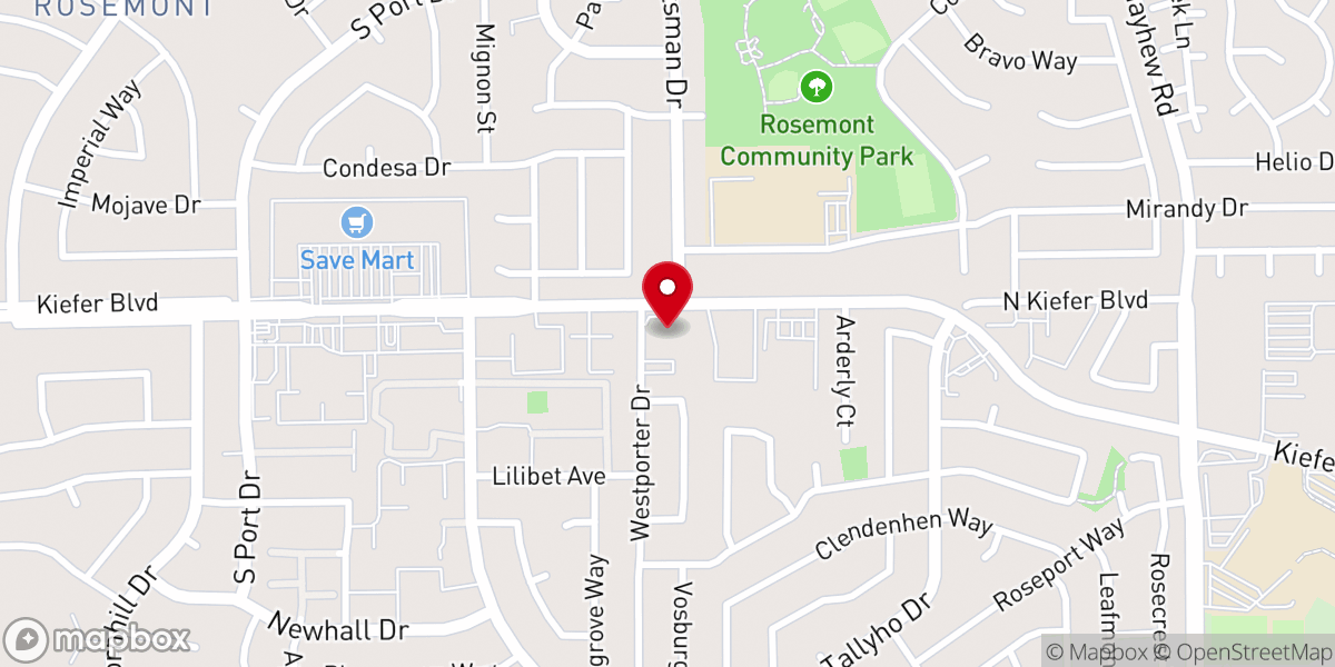 Map showing location of Atonement Lutheran Church