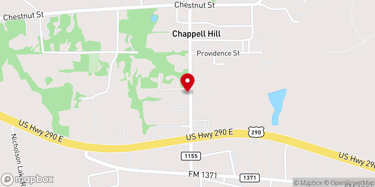 Map showing location of Rock Store