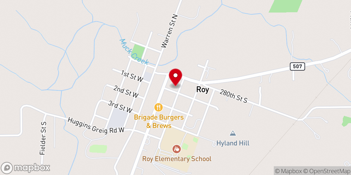 Map showing location of Copper Gables Barn