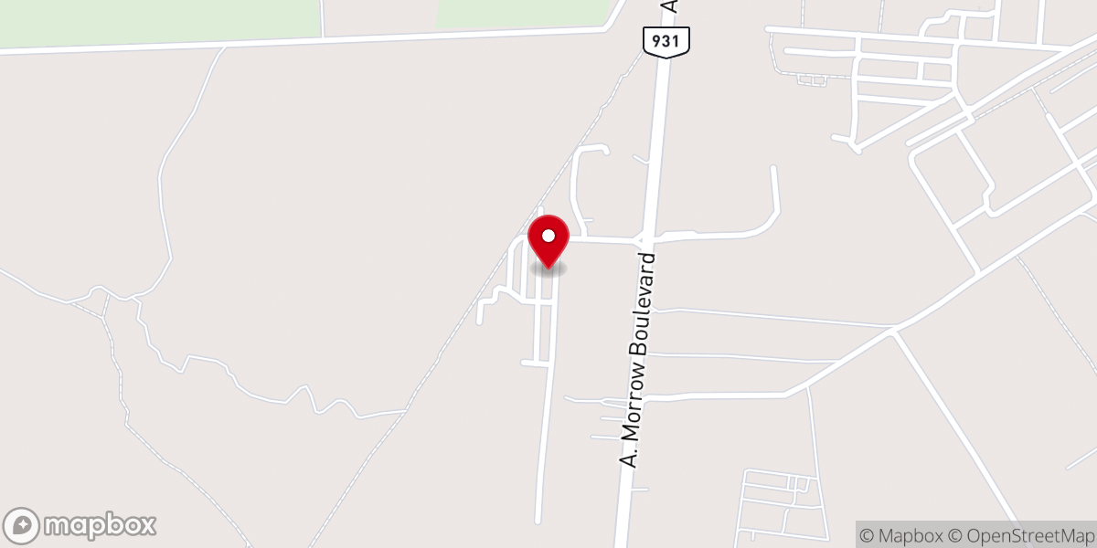 Map showing location of United Pentecostal Church - Family Worship Center