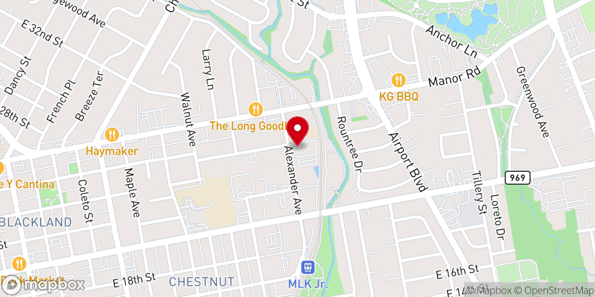 Map showing location of Redeemer Presbyterian Church