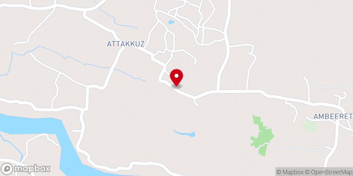 Map showing location of Little Flower Roman Catholic Latin Church