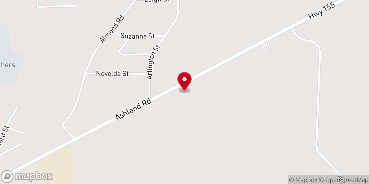 Map showing location of Apostolic Church