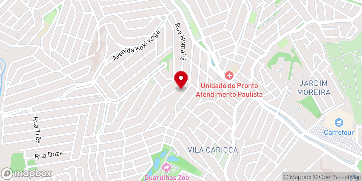 Map showing location of Paróquia São José