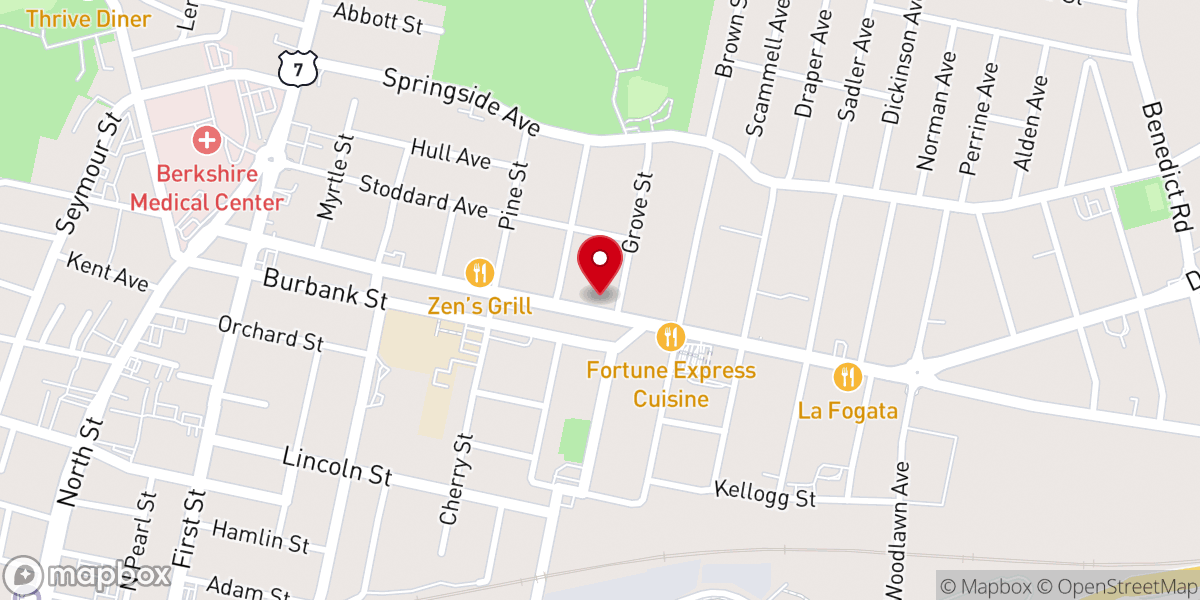 Map showing location of Morningside Baptist Church