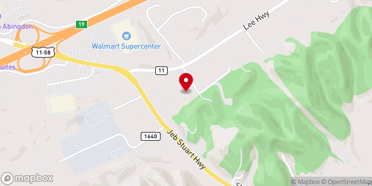 Map showing location of Pilgram Baptist Church