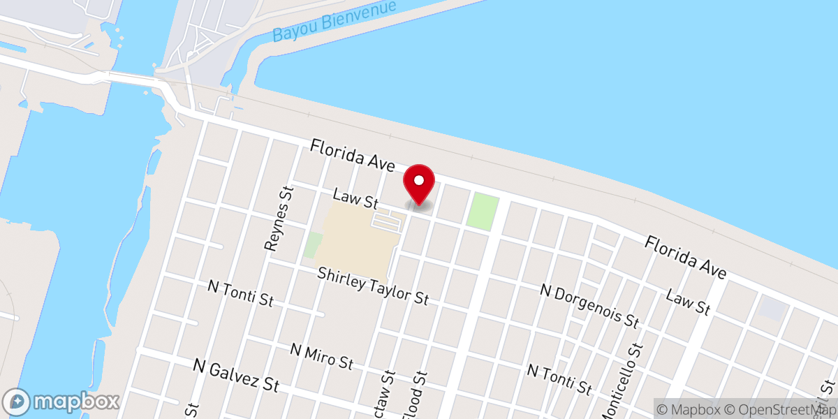 Map showing location of King Solomon Missionary Baptist Church