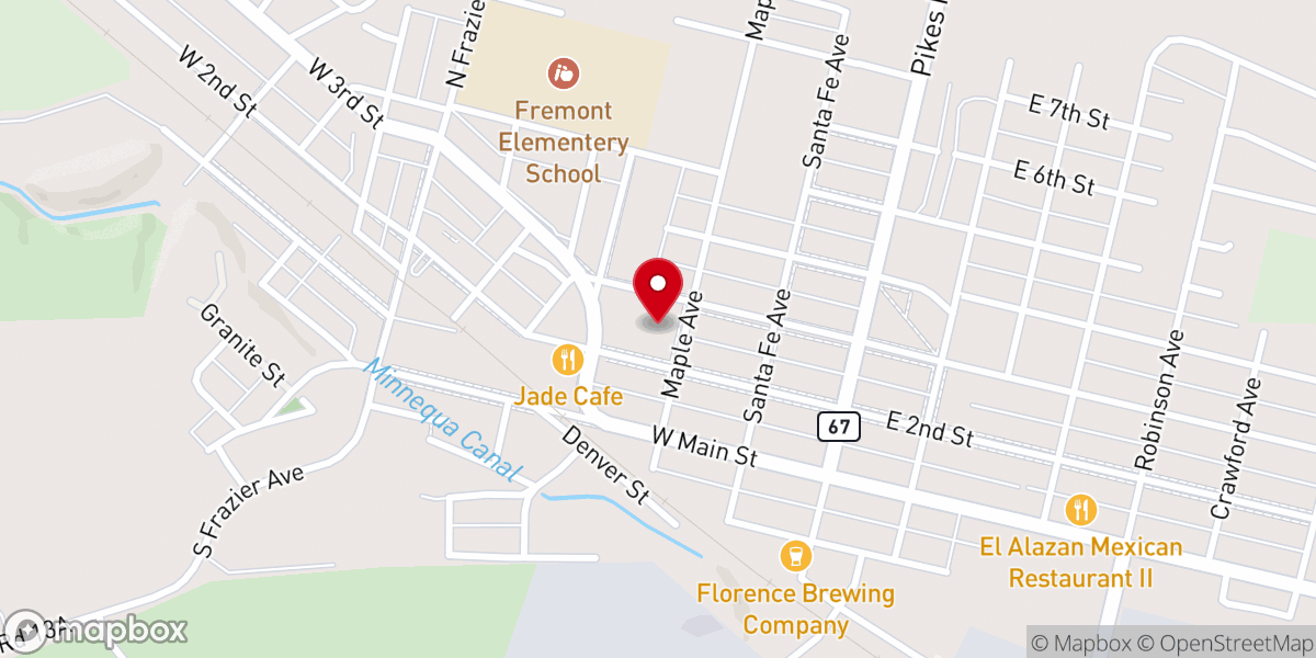 Map showing location of Pulse Church Of Florence