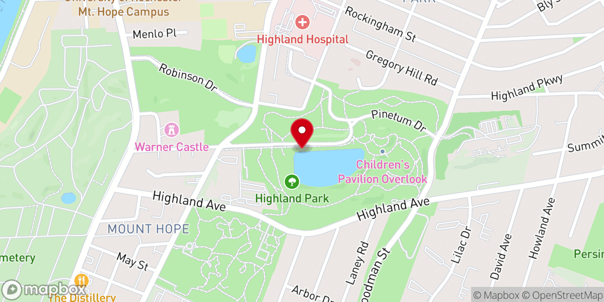Map showing location of Harbor House of Rochester Inc
