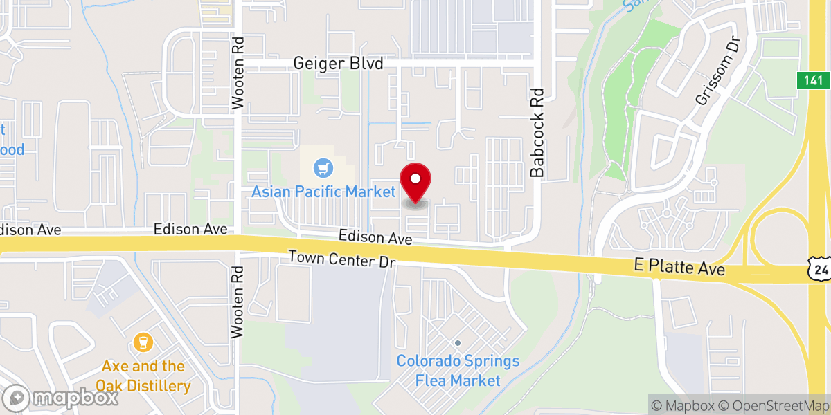 Map showing location of Calvary Chapel Eastside