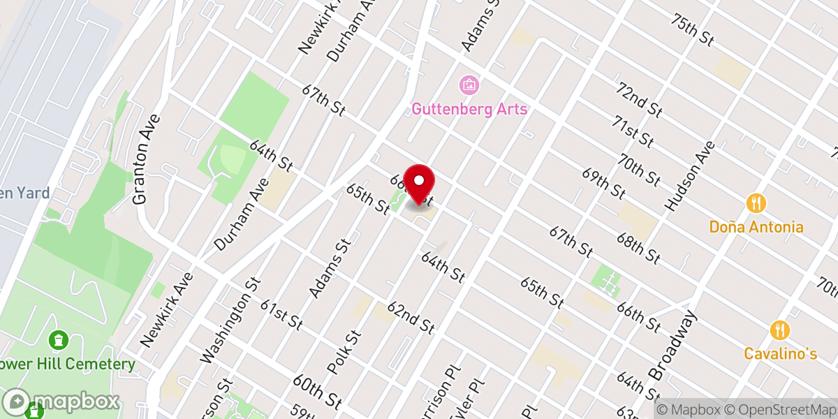 Map showing location of Holy Redeemer Church