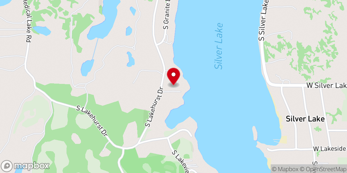 Map showing location of Silver Lake Camp