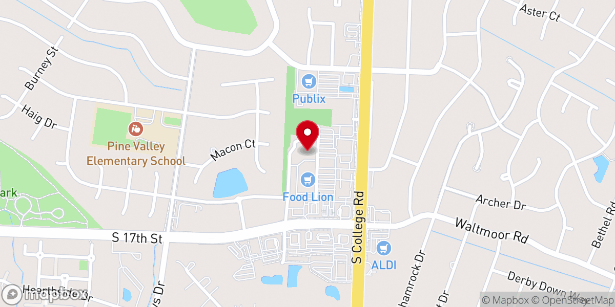 Map showing location of Lifepoint Church Pine Valley