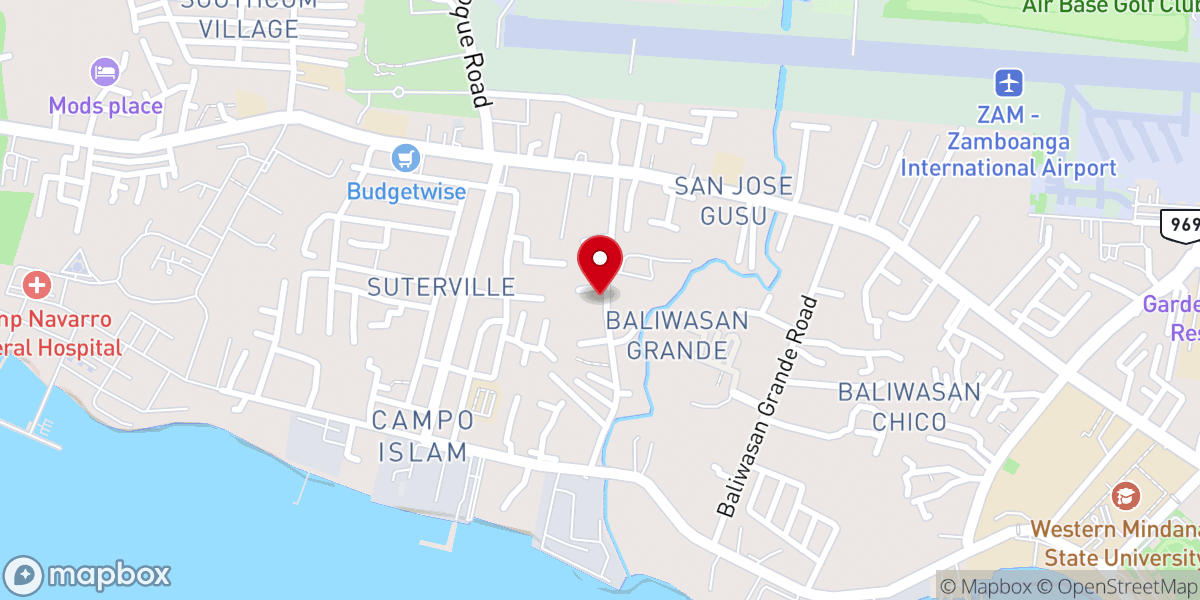 Map showing location of Nuestra Seniora De Salvation