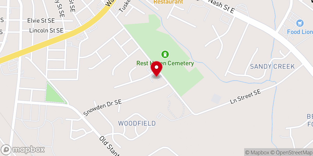 Map showing location of Forbes Ln Original FWB