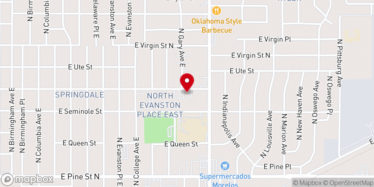Map showing location of New Birth Tabernacles