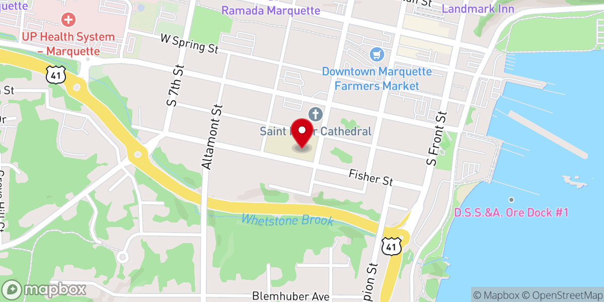 Map showing location of Father Marquette Catholic Academy (Preschool - 8th)