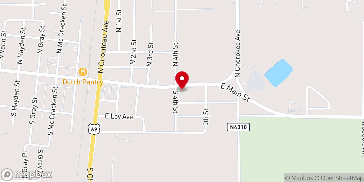 Map showing location of Living Covenant Fellowship