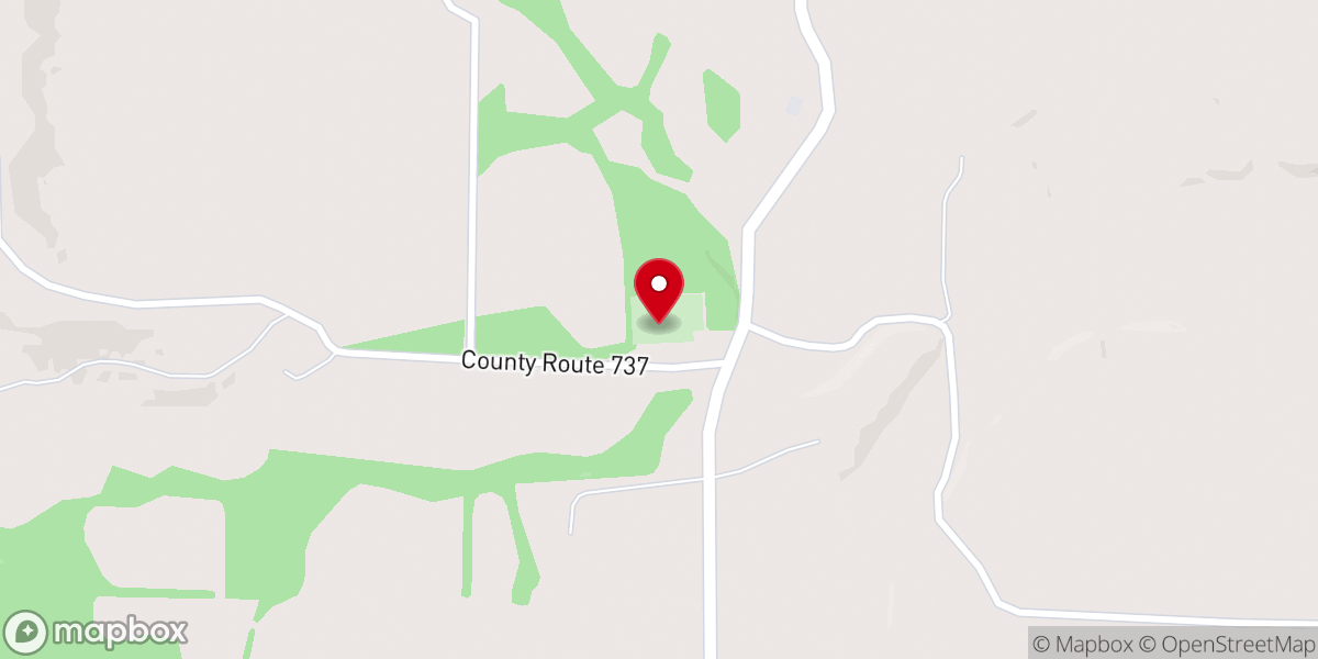 Map showing location of Mount Zion Baptist Church