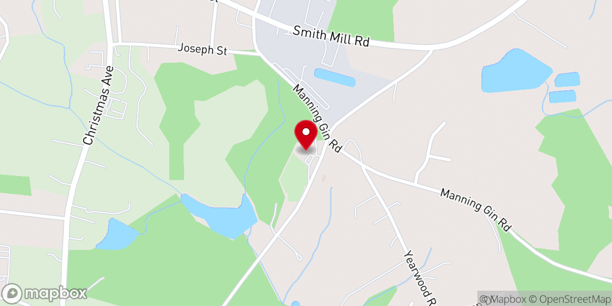 Map showing location of Nativity Lutheran Church