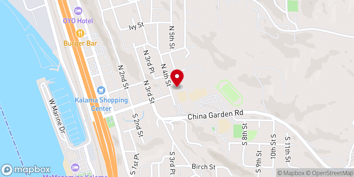 Map showing location of St. Joseph Mission
