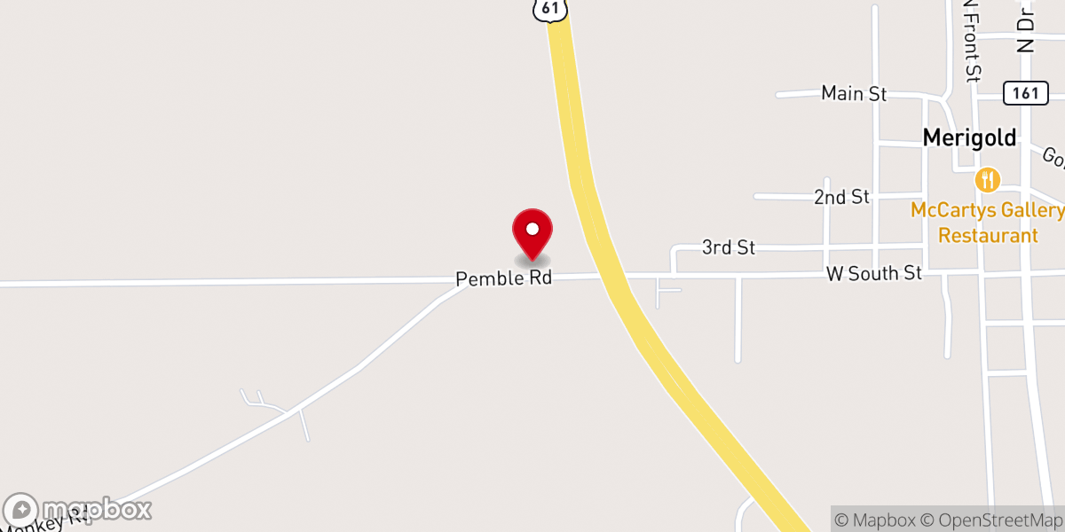 Map showing location of Lampton Chapel