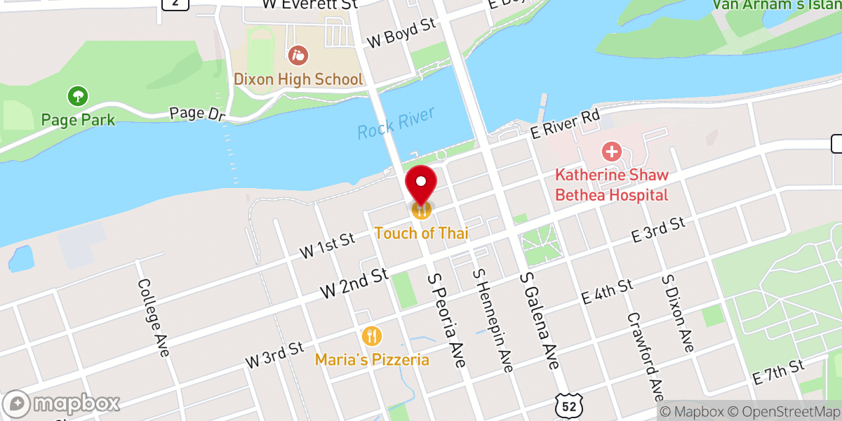 Map showing location of Leo’s Marvelous Bites