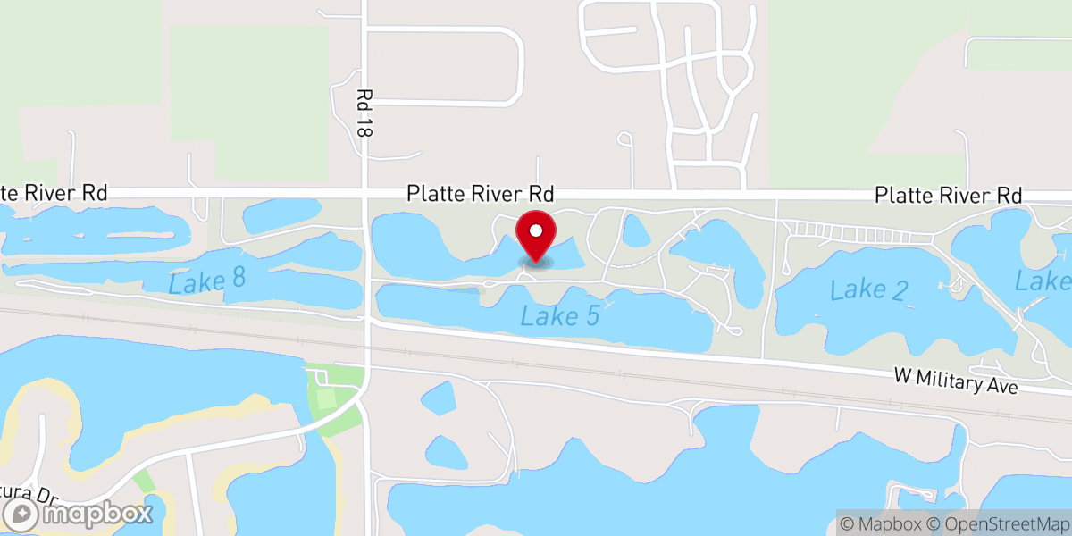 Map showing location of Fremont State Recreation Area