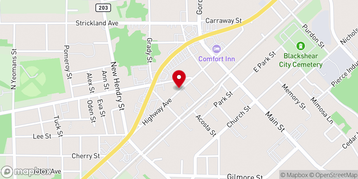 Map showing location of Scott Chapel United Methodist
