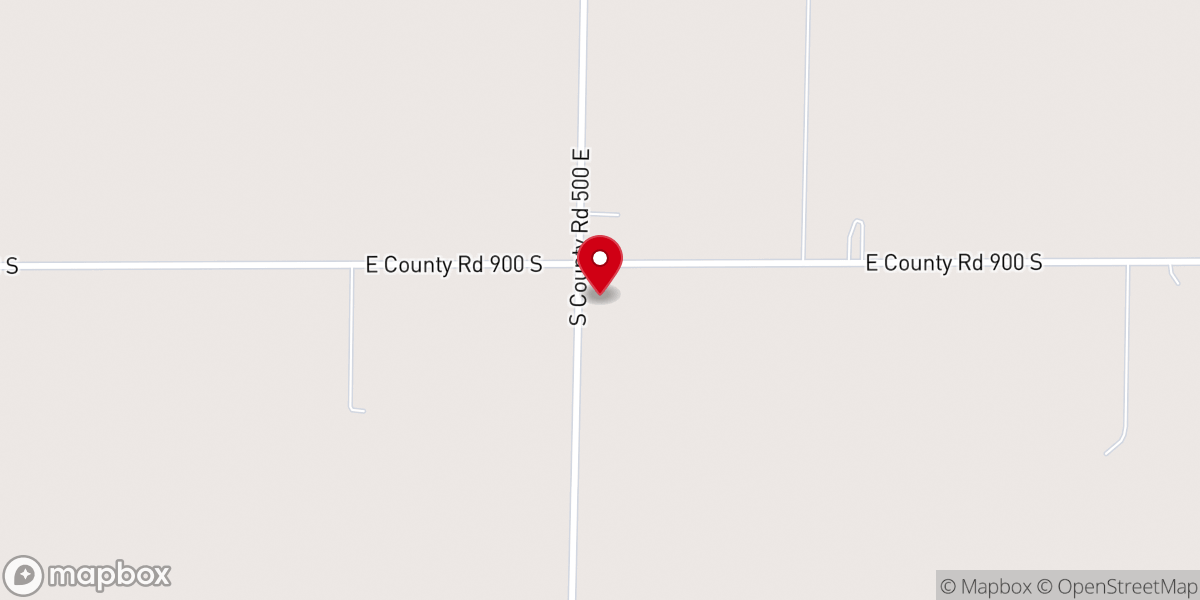 Map showing location of Salem Church