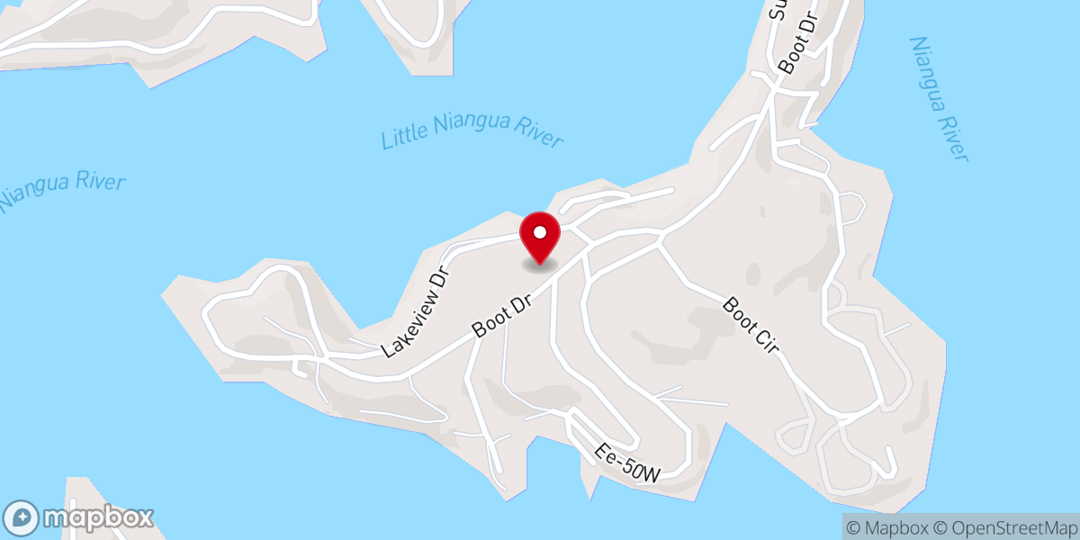 Map showing location of Montgomery Baptist Church